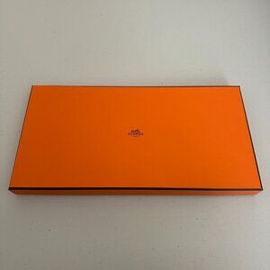 Hermes Authentic Empty Scarf Box - 14.25" x 7.25" x 1.00"